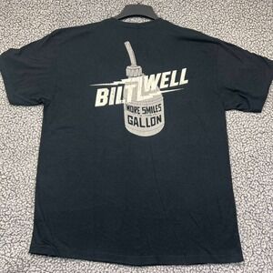 Biltwell More Smiles To‎ The Gallon Shirt Men XL Black Short Sleeve Crew Neck